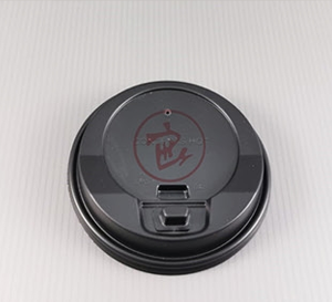 12oz Dome Lid (90mm Black)