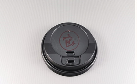 12oz Dome Lid (90mm Black)
