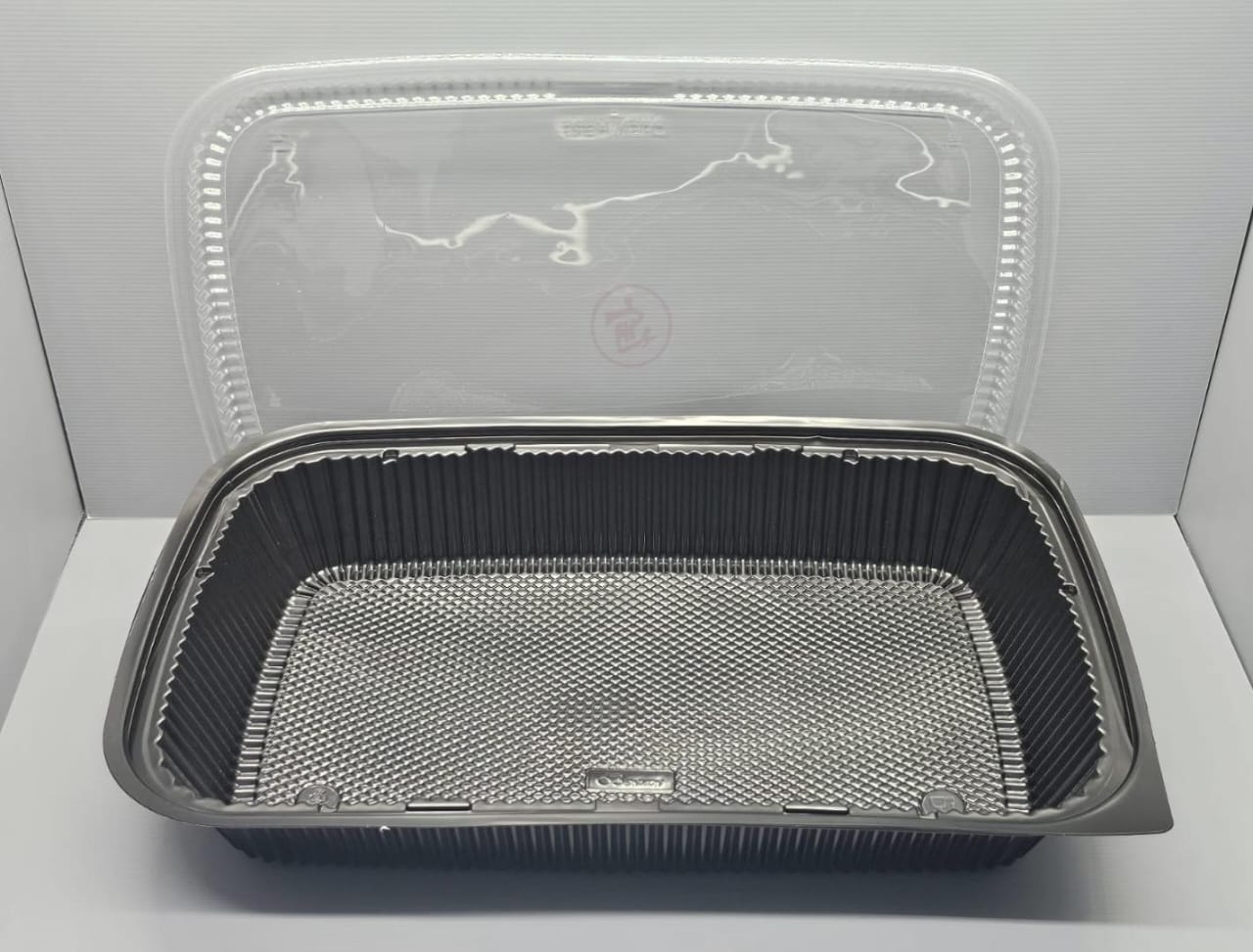 BX 389 Plastic Tray and Lid (Black)