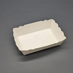 Paper Boat Tray (S) White